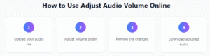 "volume adjust features for increase sound level"